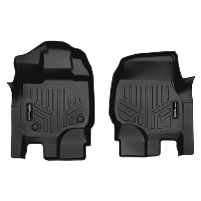 SMARTLINER Custom Fit Floor Liners For 2015-2025 Ford F-150 SuperCab with 1st Row Bucket Seats Vinyl Flooring Smartliner USA