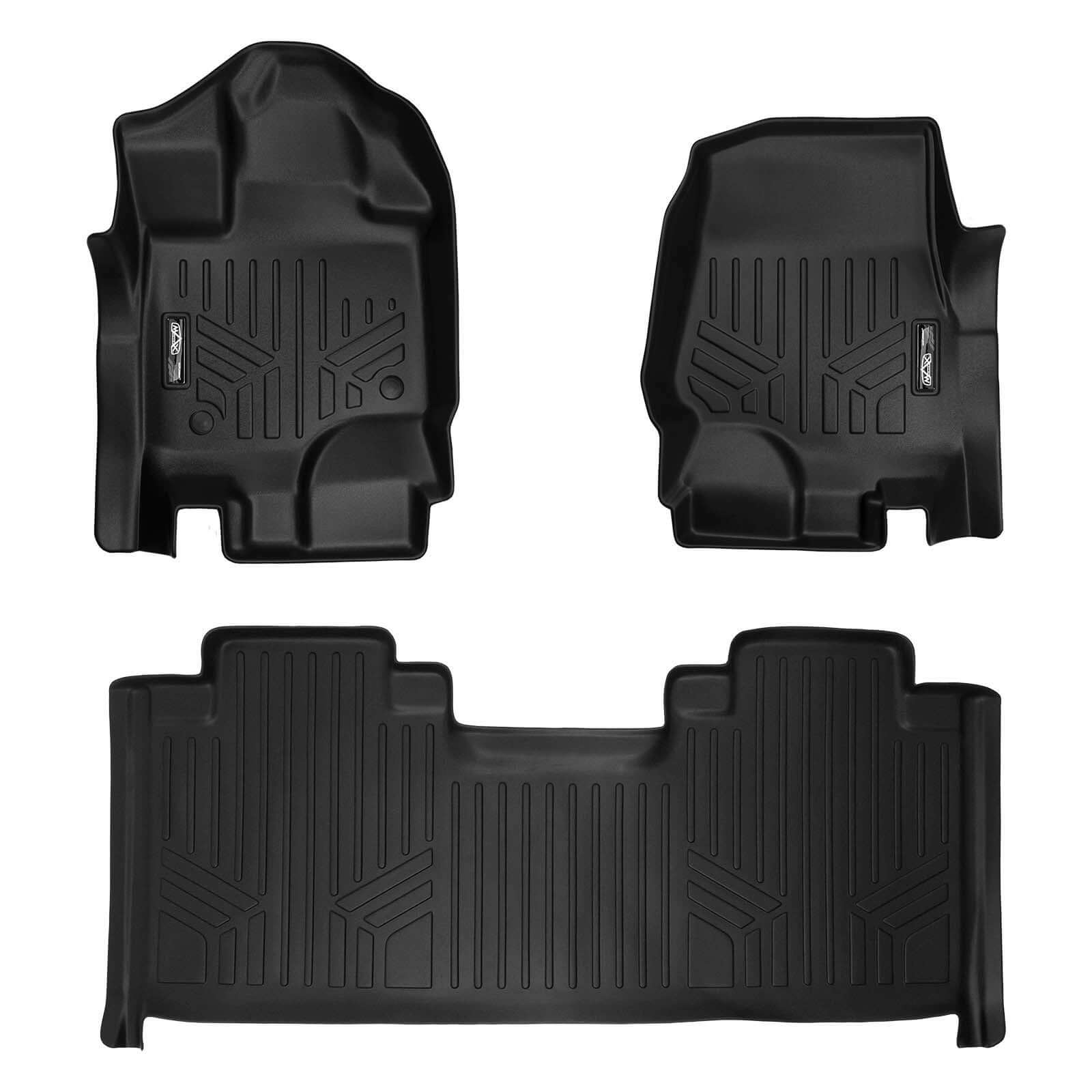 SMARTLINER Custom Fit Floor Liners For 2015-2025 Ford F-150 SuperCab with 1st Row Bucket Seats Carpeted Flooring Smartliner USA