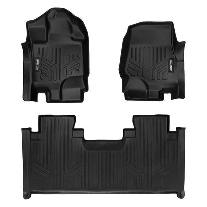 SMARTLINER Custom Fit Floor Liners For 2015-2025 Ford F-150 SuperCab with 1st Row Bench Seat Smartliner USA