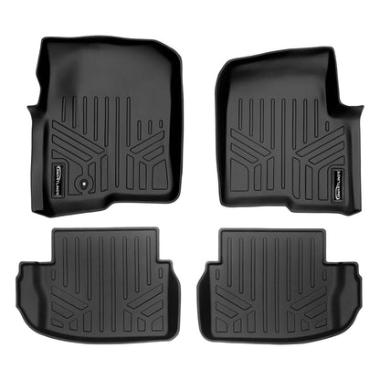 SMARTLINER Custom Fit Floor Liners For 2017-2025 Mercedes Benz C-Class (Only Fits Coupe Models) Smartliner USA