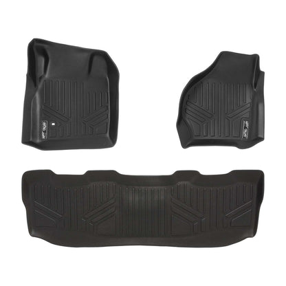 SMARTLINER Custom Fit Floor Liners For 1999-2007 Ford F-250 / F-350 / F-450 Super Duty Crew Cab Smartliner USA