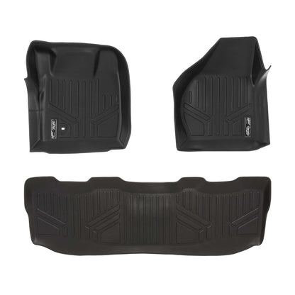 SMARTLINER Custom Fit Floor Liners For 2008-2010 Ford F-250 / F-350 / F-450 Super Duty Crew Cab Smartliner USA