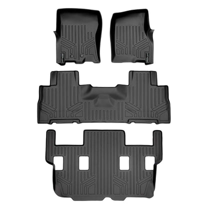 SMARTLINER Custom Fit Floor Liners For 2011 - 2017 Ford Expedition/Lincoln Navigator with 2nd Row Bucket Seats (No Console) Smartliner USA