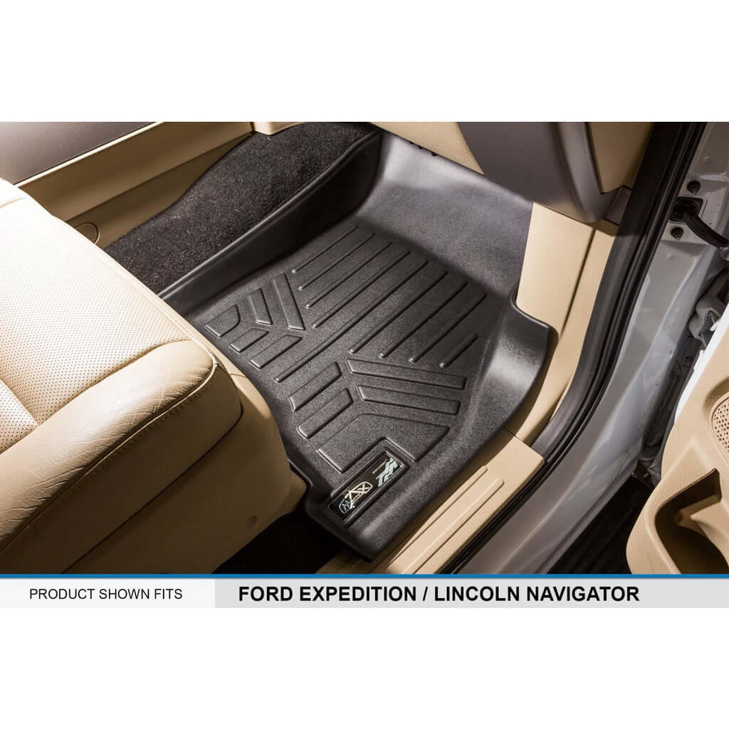 SMARTLINER Custom Fit Floor Liners For 2011 - 2017 Ford Expedition/Lincoln Navigator with Console Smartliner USA