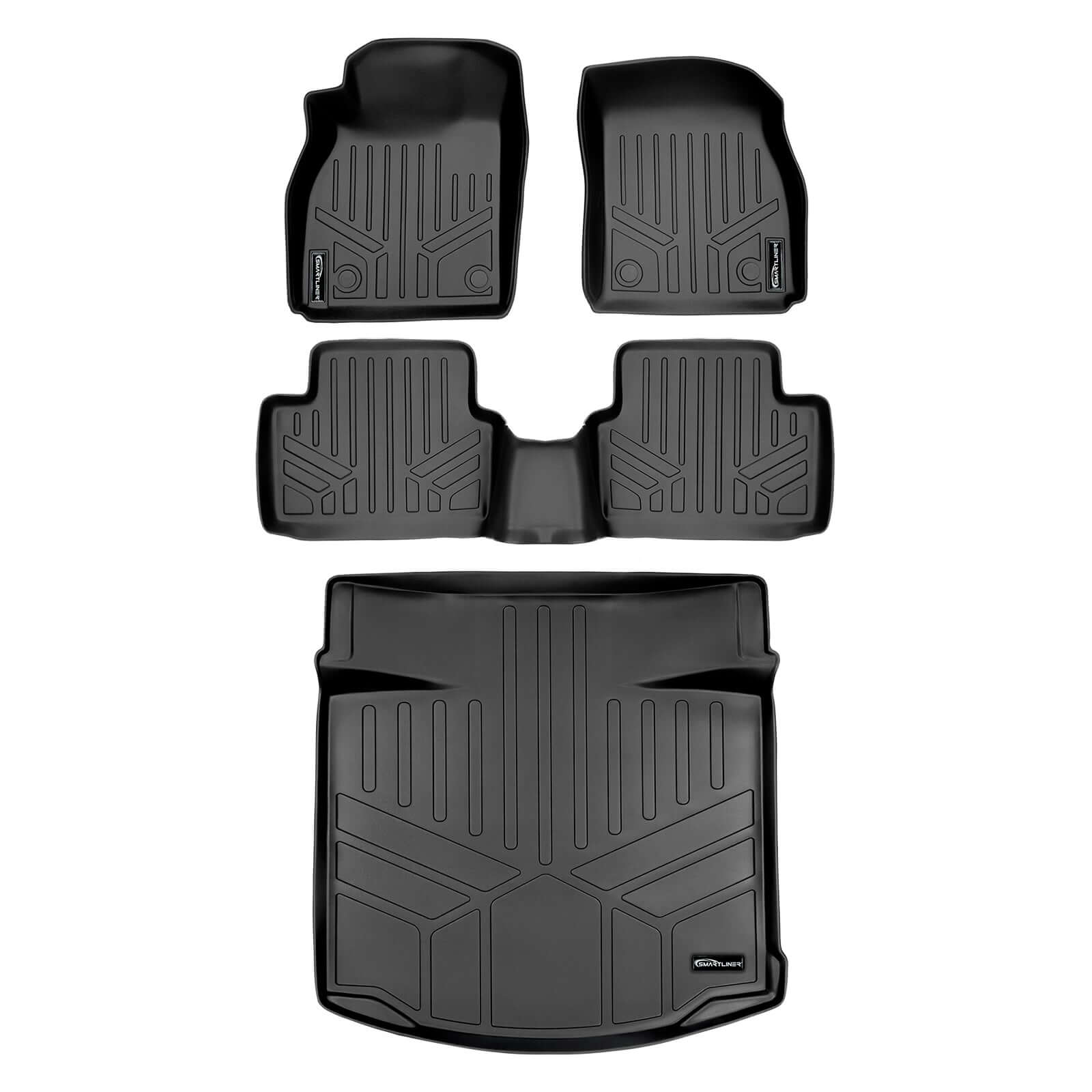 SMARTLINER Custom Fit Floor Liners For 2013-2016 Chevrolet Malibu Smartliner USA