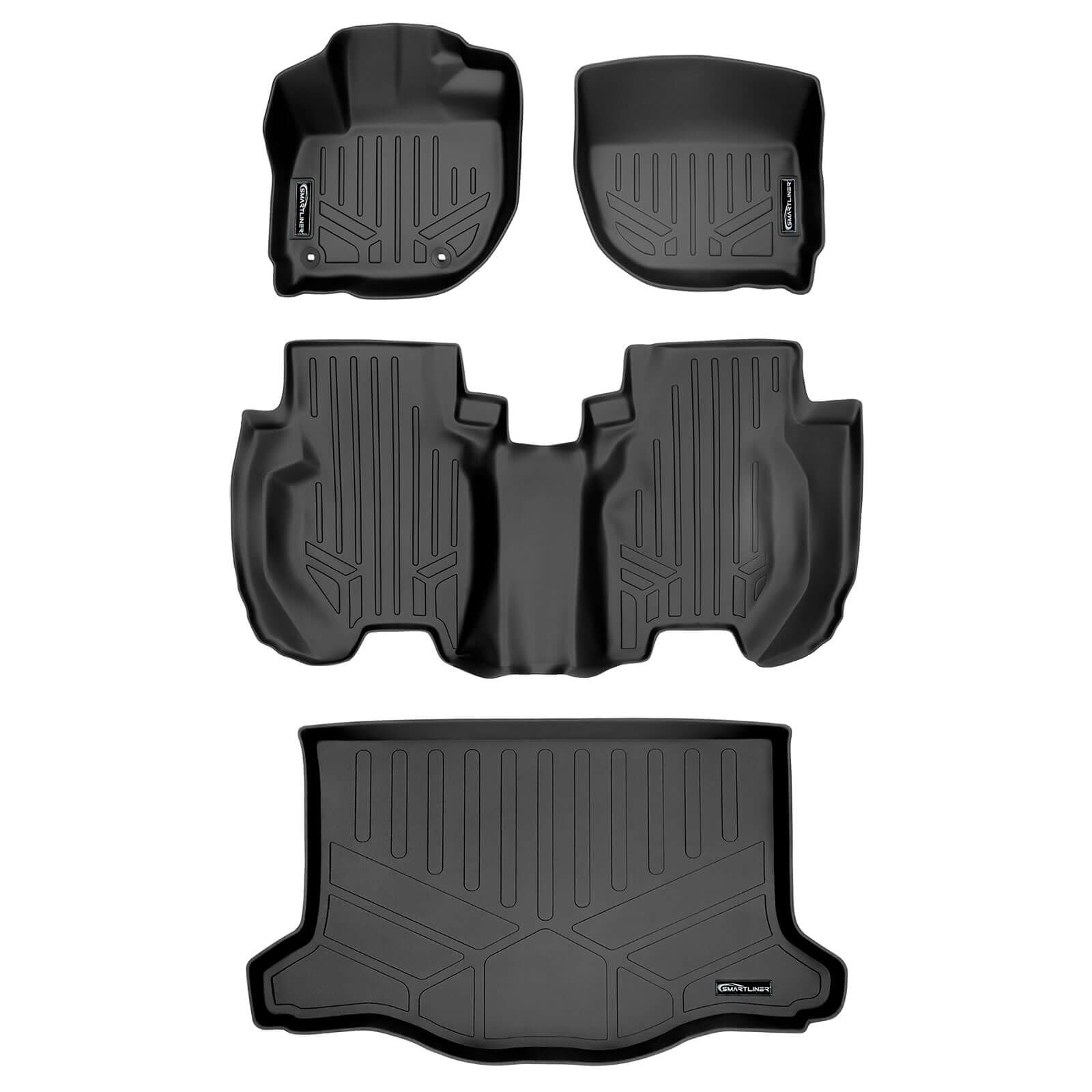 SMARTLINER Custom Fit Floor Liners For 2015-2021 Honda Fit Smartliner USA