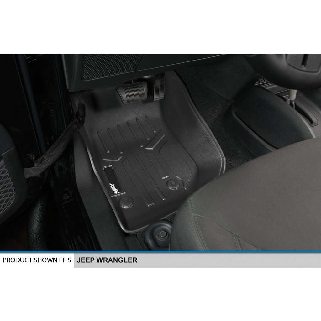 SMARTLINER Custom Fit Floor Liners For 2011 - 2014 Jeep Wrangler Unlimited (4-Door Only) Smartliner USA