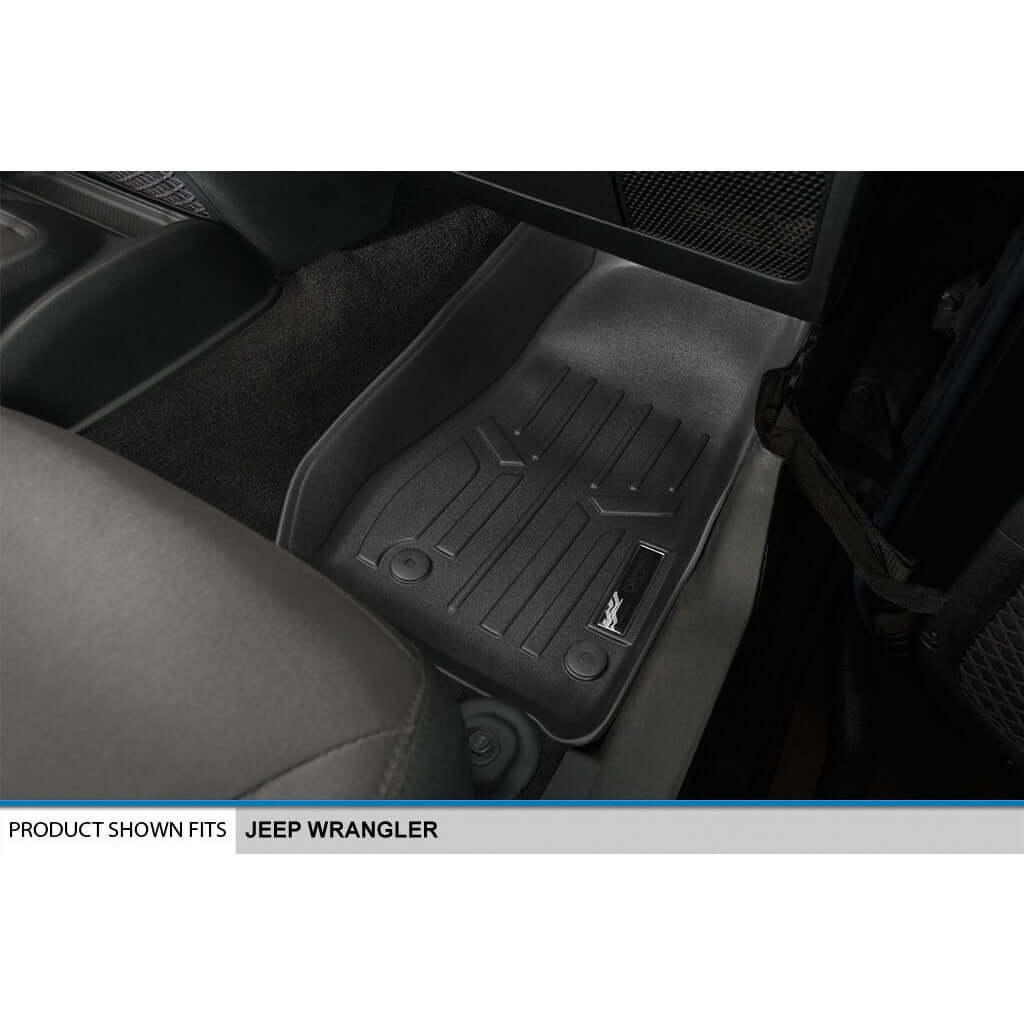 Smart Trim™ Custom Fit Floor Liners For 2015-2018 Jeep Wrangler Unlimited (JK Old Body Style Only) Smartliner USA