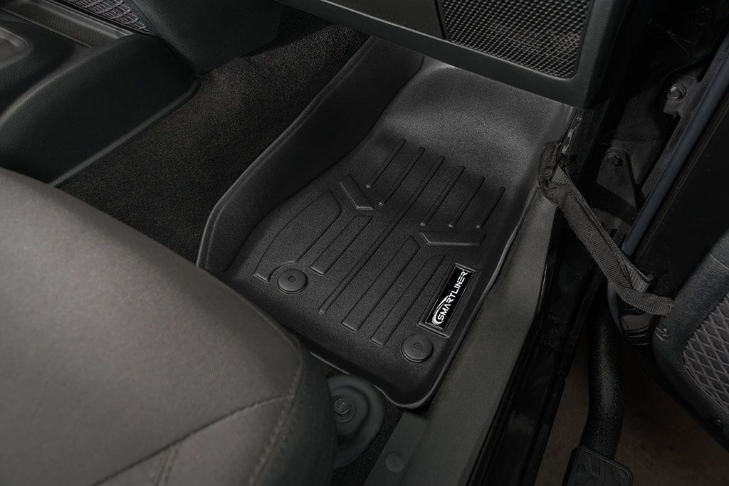 SMARTLINER Custom Fit Floor Liners For 2014-2018 Jeep Wrangler 2 Door Model Only (JK Old Body Style Only) Smartliner USA