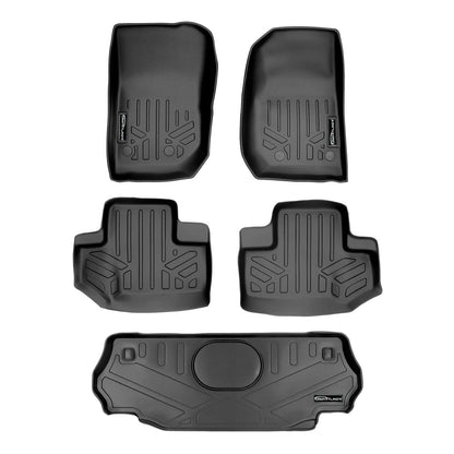 SMARTLINER Custom Fit Floor Liners For 2015-2018 Jeep Wrangler 2 Door Model Only (JK Old Body Style Only) Smartliner USA