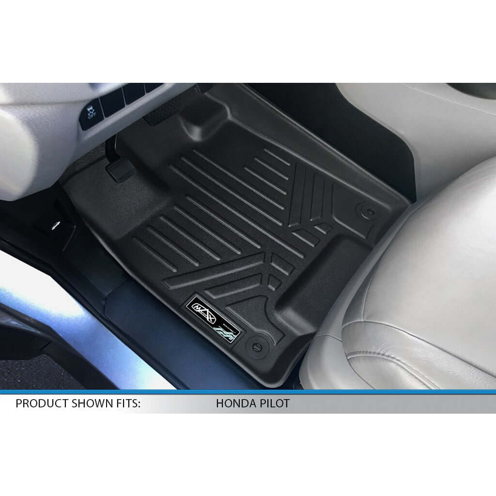 SMARTLINER Custom Fit Floor Liners For 2016-2022 Honda Pilot (7 Passenger Model) Smartliner USA
