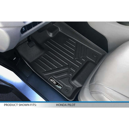 SMARTLINER Custom Fit Floor Liners For 2016-2022 Honda Pilot (7 Passenger Model) Smartliner USA