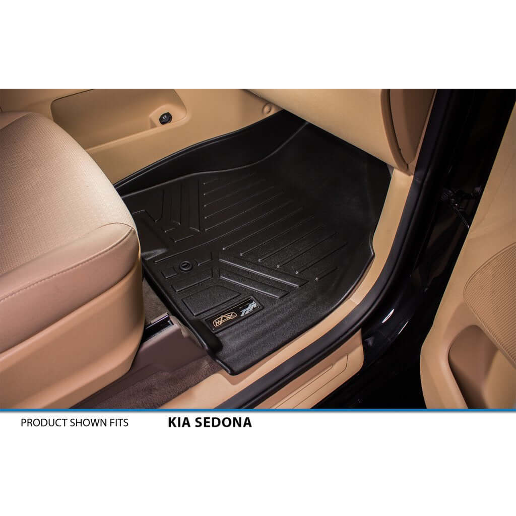 SMARTLINER Custom Fit Floor Liners For 2015-2021 Kia Sedona (7 Passenger Model Only) Smartliner USA