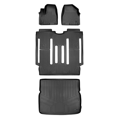 SMARTLINER Custom Fit Floor Liners For 2015-2021 Kia Sedona 8 Passenger Model Only Smartliner USA