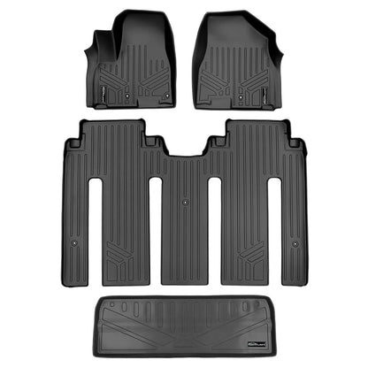 SMARTLINER Custom Fit Floor Liners For 2015-2021 Kia Sedona (7 Passenger Model Only) Smartliner USA