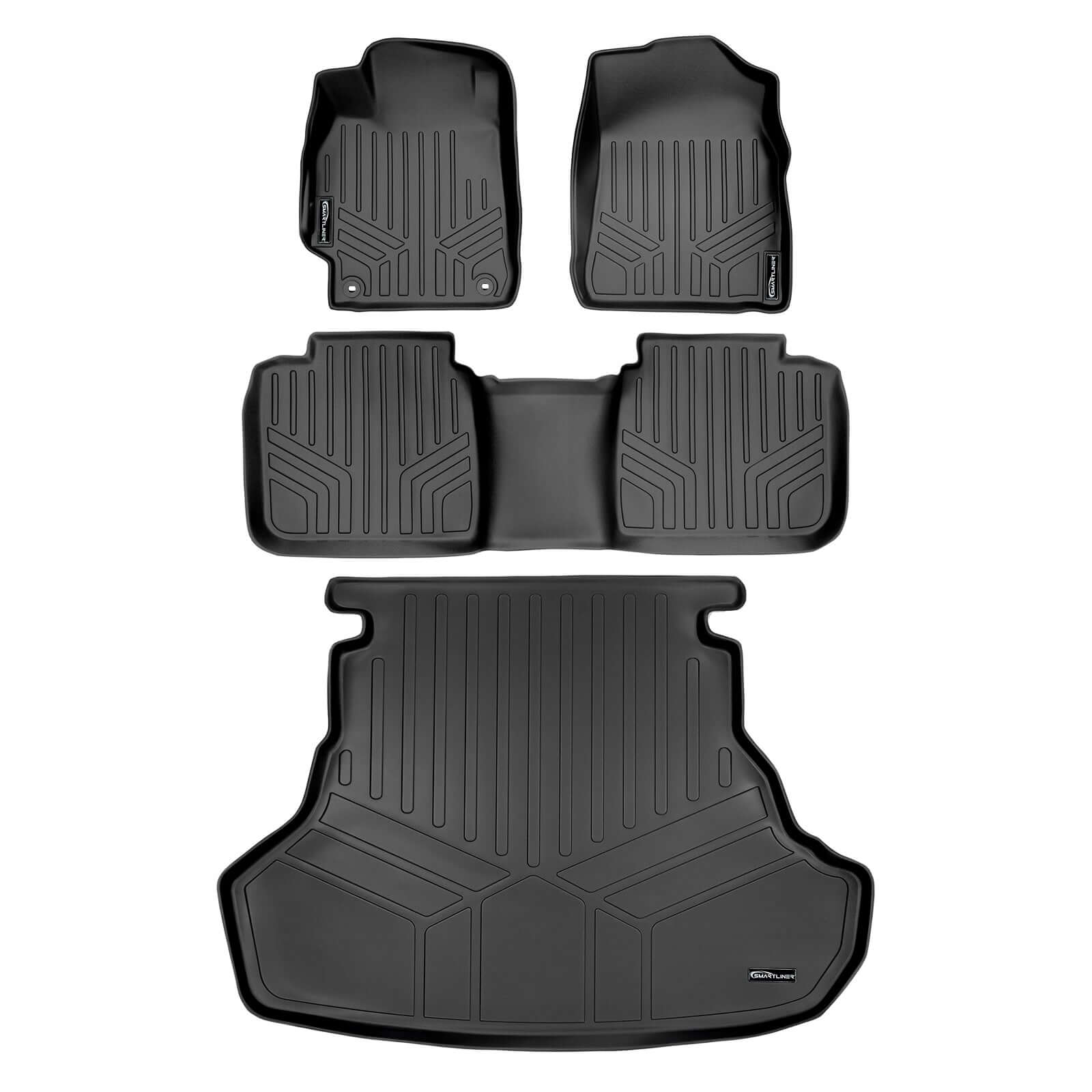 SMARTLINER Custom Fit Floor Liners For 2015-2017 Toyota Camry (No Hybrid Models) Smartliner USA