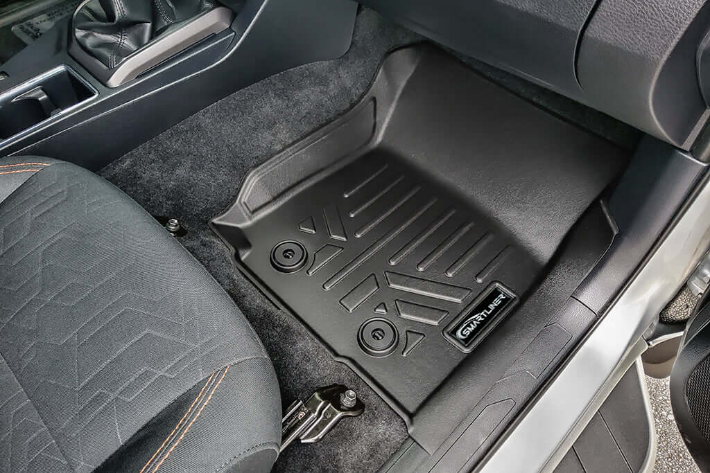 SmartCoverage™ Custom Fit Floor Liners For 2018-2023 Toyota Tacoma with Manual Transmission Smartliner USA