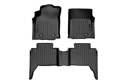 SmartCoverage™ Custom Fit Floor Liners For 2018-2023 Toyota Tacoma Double Cab (Manual Transmission) Smartliner USA