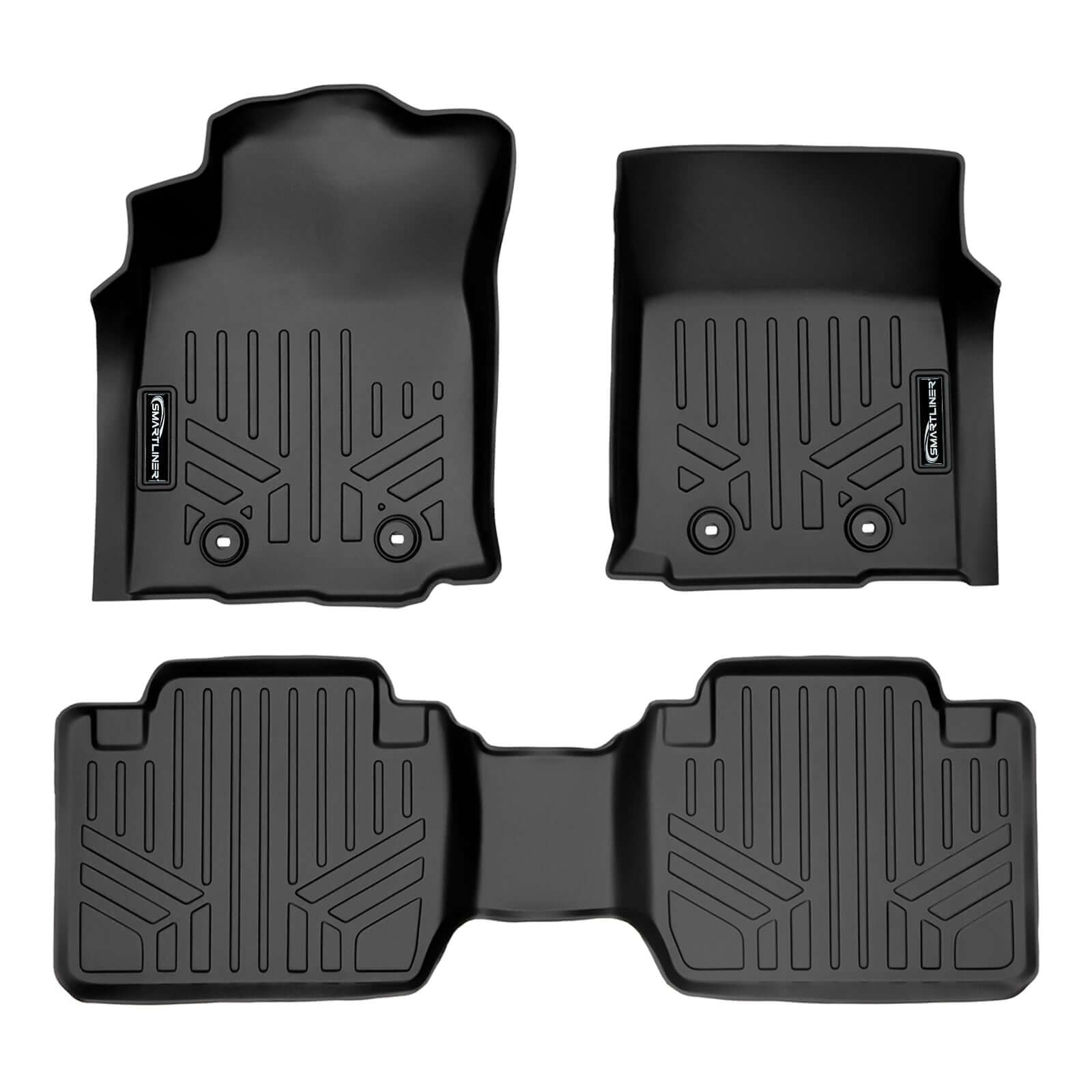 SmartCoverage™ Custom Fit Floor Liners For 2018-2023 Toyota Tacoma Access Cab with Manual Transmission Smartliner USA