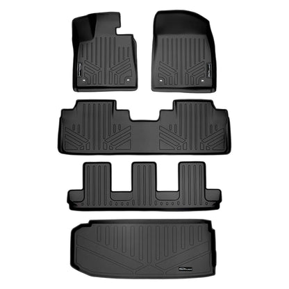 SMARTLINER Custom Fit Floor Liners For 2018-2022 Lexus RXL (7 Passenger) Smartliner USA