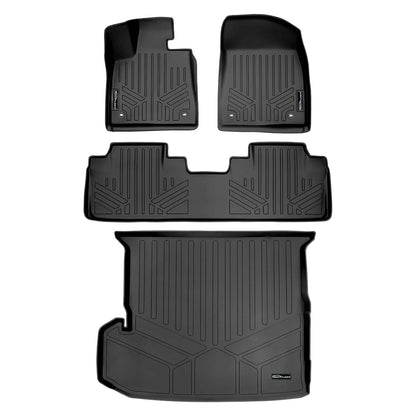 SMARTLINER Custom Fit Floor Liners For 2018-2022 Lexus RXL Hybrid (6 Passenger) Smartliner USA