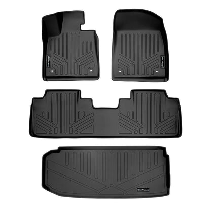 SMARTLINER Custom Fit Floor Liners For 2018-2022 Lexus RXL Hybrid (7 Passenger) Smartliner USA