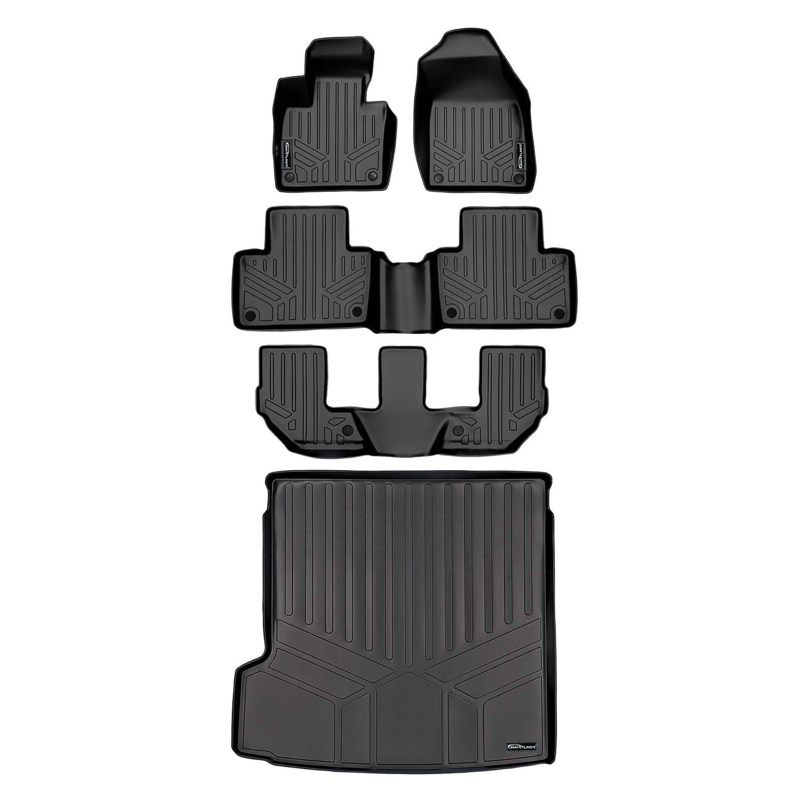 SMARTLINER Custom Fit Floor Liners For 2016-2026 Volvo XC90 (No Plug-in Hybrid Models) Smartliner USA