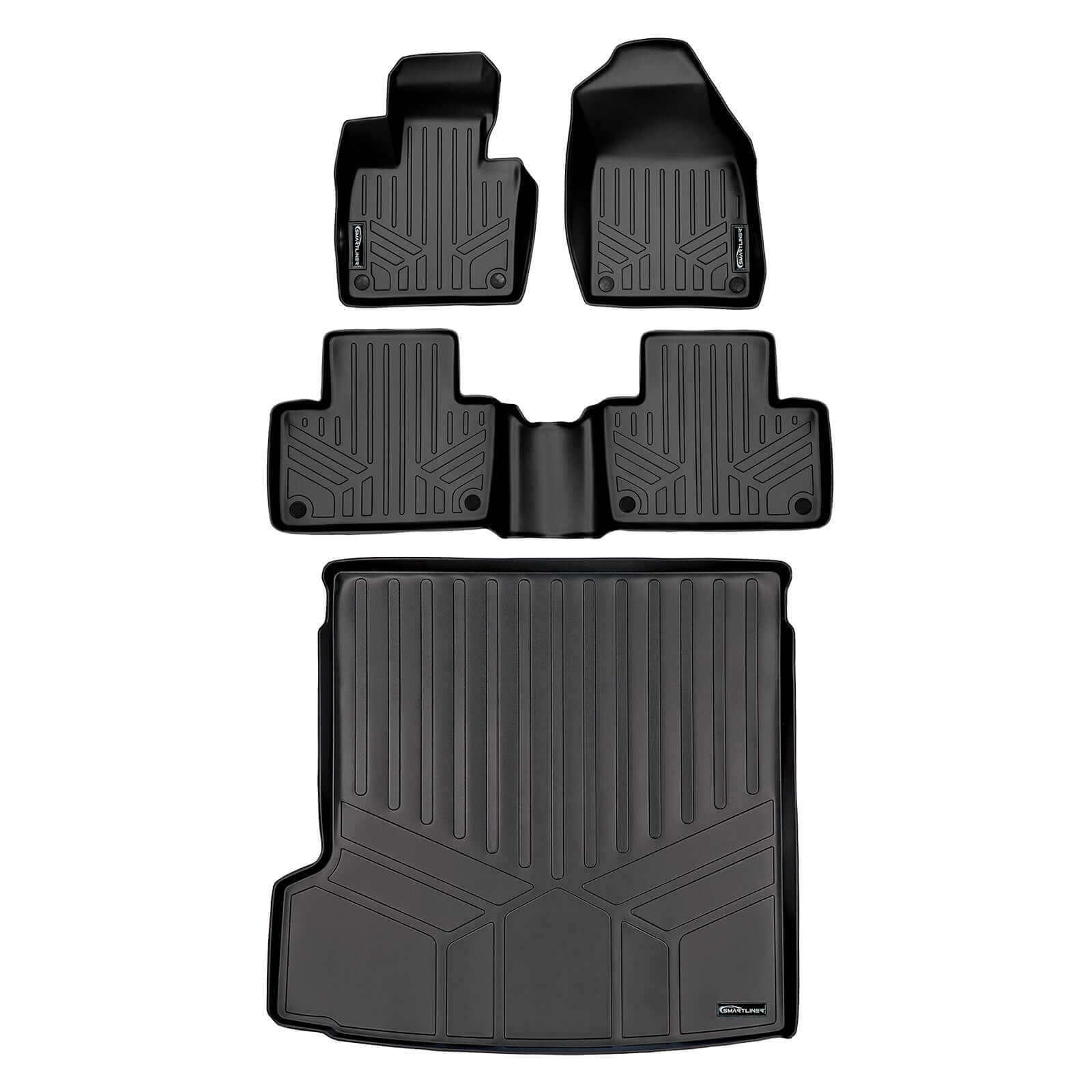 SMARTLINER Custom Fit Floor Liners For 2016-2026 Volvo XC90 (No Plug-in Hybrid Models) Smartliner USA