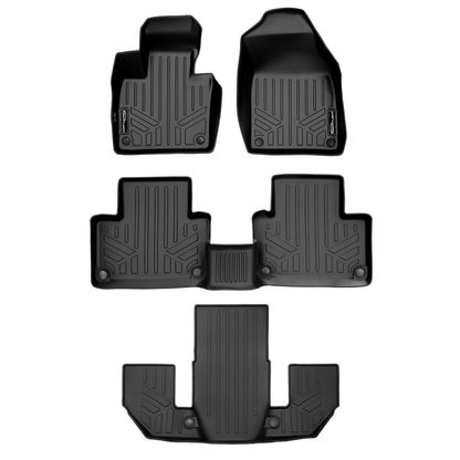 SMARTLINER Custom Fit Floor Liners For 2021-2025 Volvo XC90 (6 Passenger Models) Smartliner USA