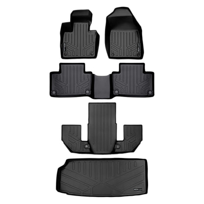 SMARTLINER Custom Fit Floor Liners For 2020-2025 Volvo XC90 (6 Passenger Models. No Plug-in Hybrid Models) Smartliner USA