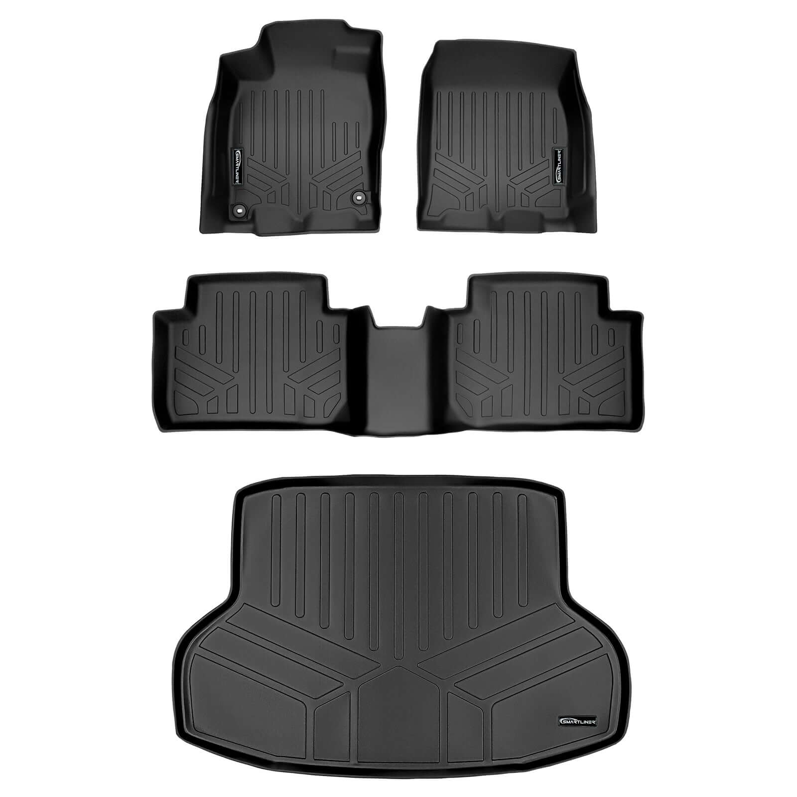 SMARTLINER Custom Fit Floor Liners For 2016-2021 Honda Civic (Sedan) Smartliner USA