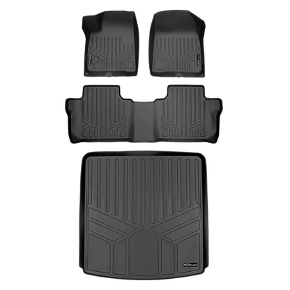 SMARTLINER Custom Fit Floor Liners For 2017-2023 GMC Acadia (7 Passenger) Smartliner USA