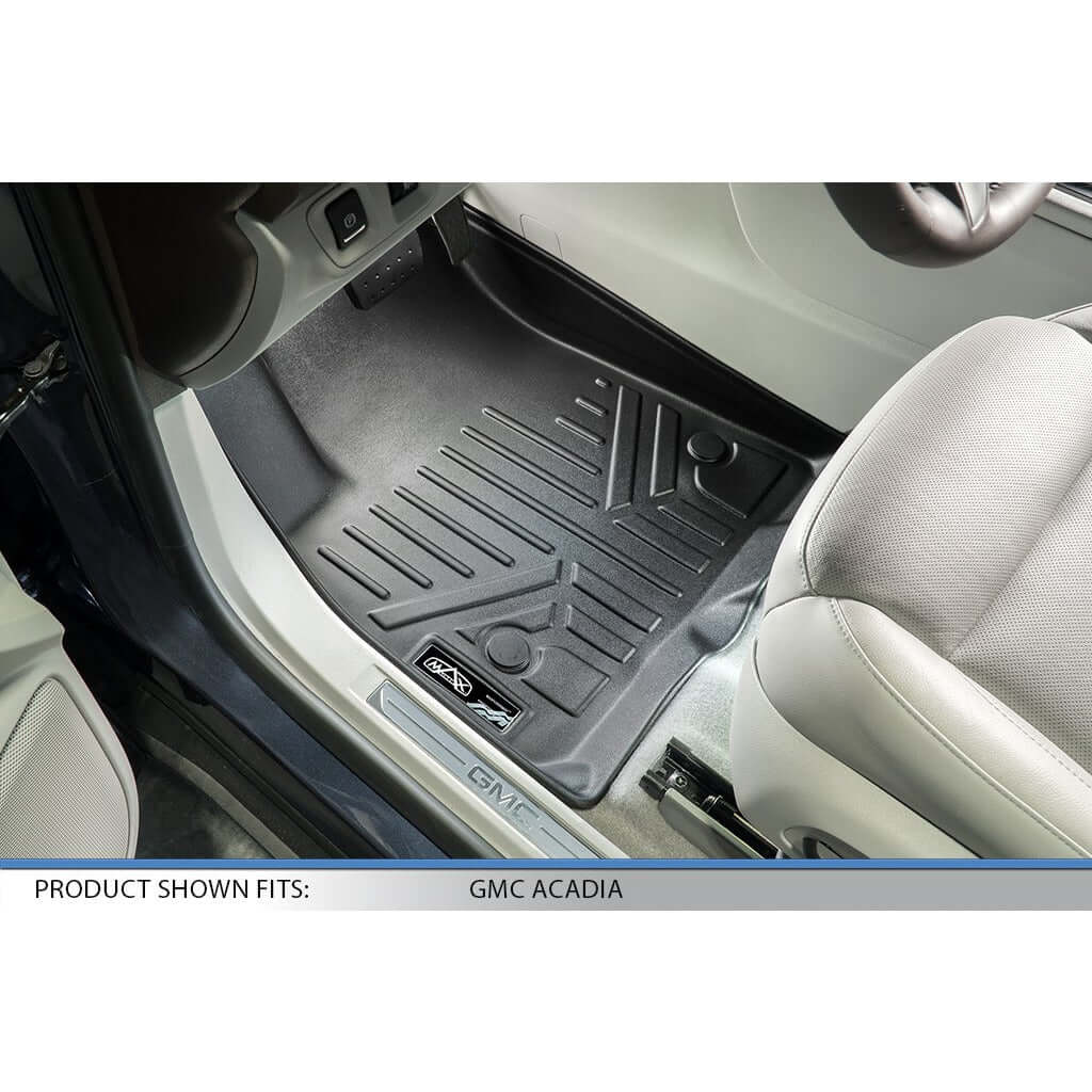 SMARTLINER Custom Fit Floor Liners For 2017-2023 GMC Acadia with 2nd Row Bucket Seats Smartliner USA