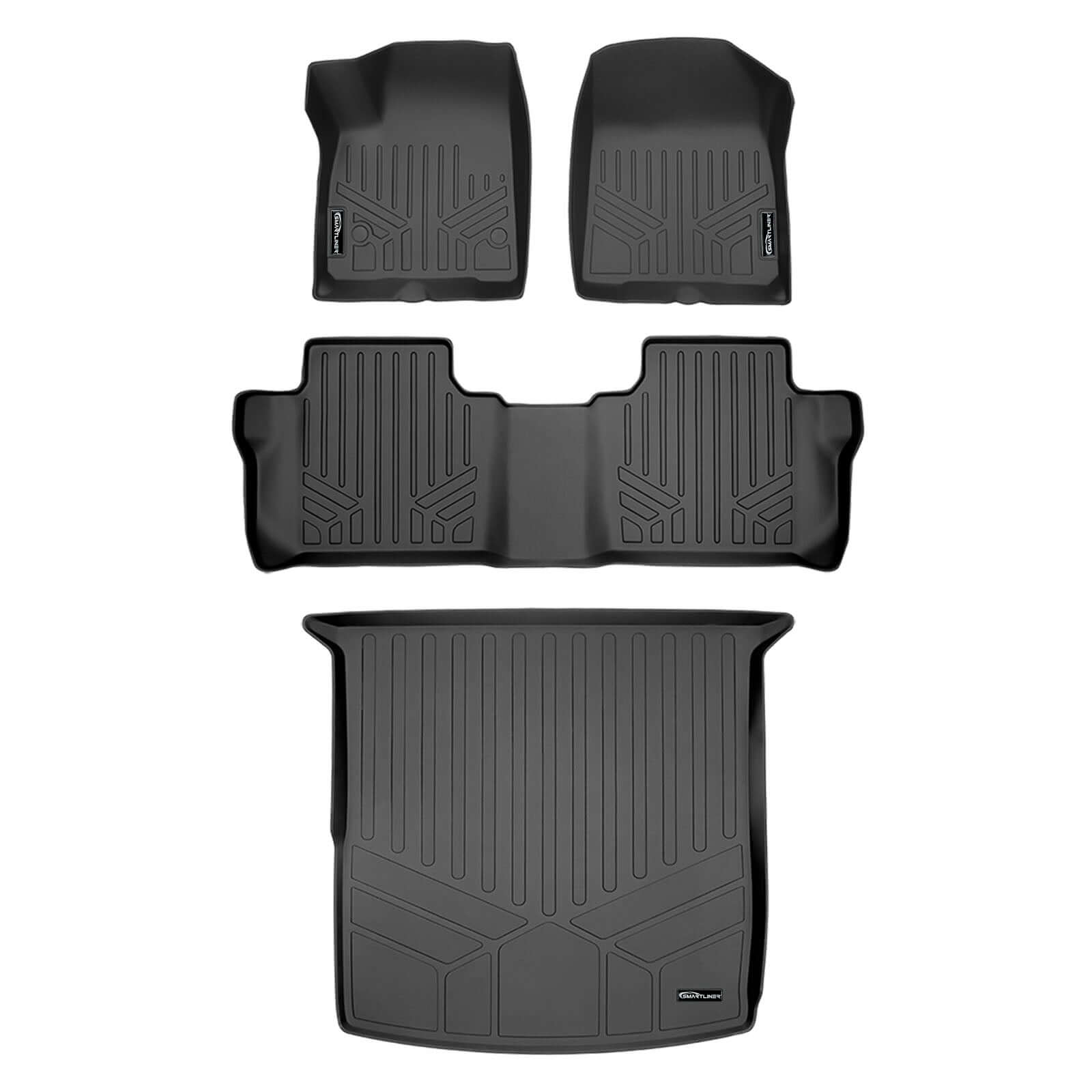 SMARTLINER Custom Fit Floor Liners For 2017-2023 GMC Acadia (5 Passenger) Smartliner USA