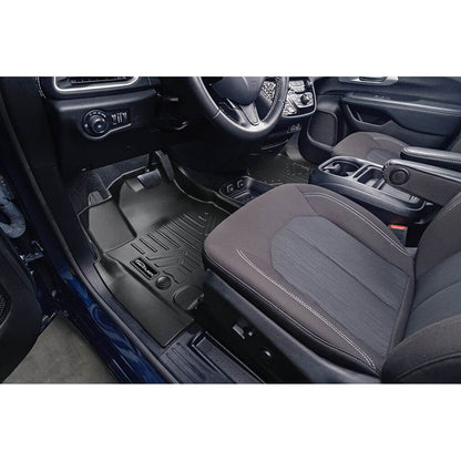SMARTLINER Custom Fit Floor Liners For 2021-2025 Chrysler Pacifica with 2nd Row Bench (Touring & L Models) Smartliner USA