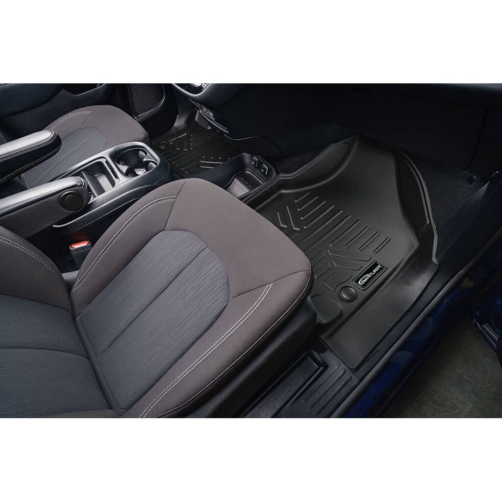 SMARTLINER Custom Fit Floor Liners For 2021-2025 Chrysler Pacifica with 2nd Row Bench (Touring & L Models) Smartliner USA