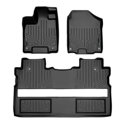 SMARTLINER Custom Fit Floor Liners For 2017-2025 Honda Ridgeline Crew Cab Smartliner USA
