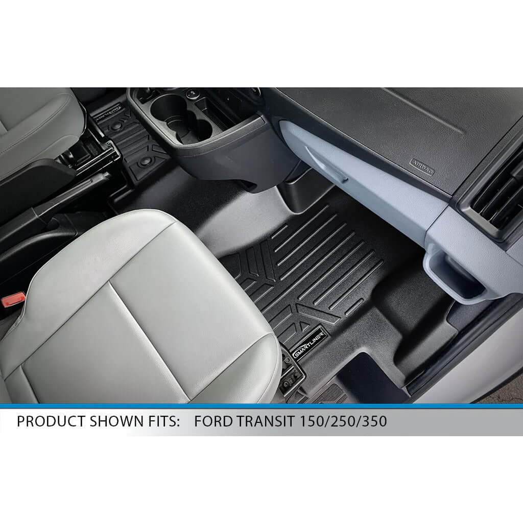 SMARTLINER Custom Fit Floor Liners For 2015-2019 Ford Transit (No Transit Connect) Smartliner USA