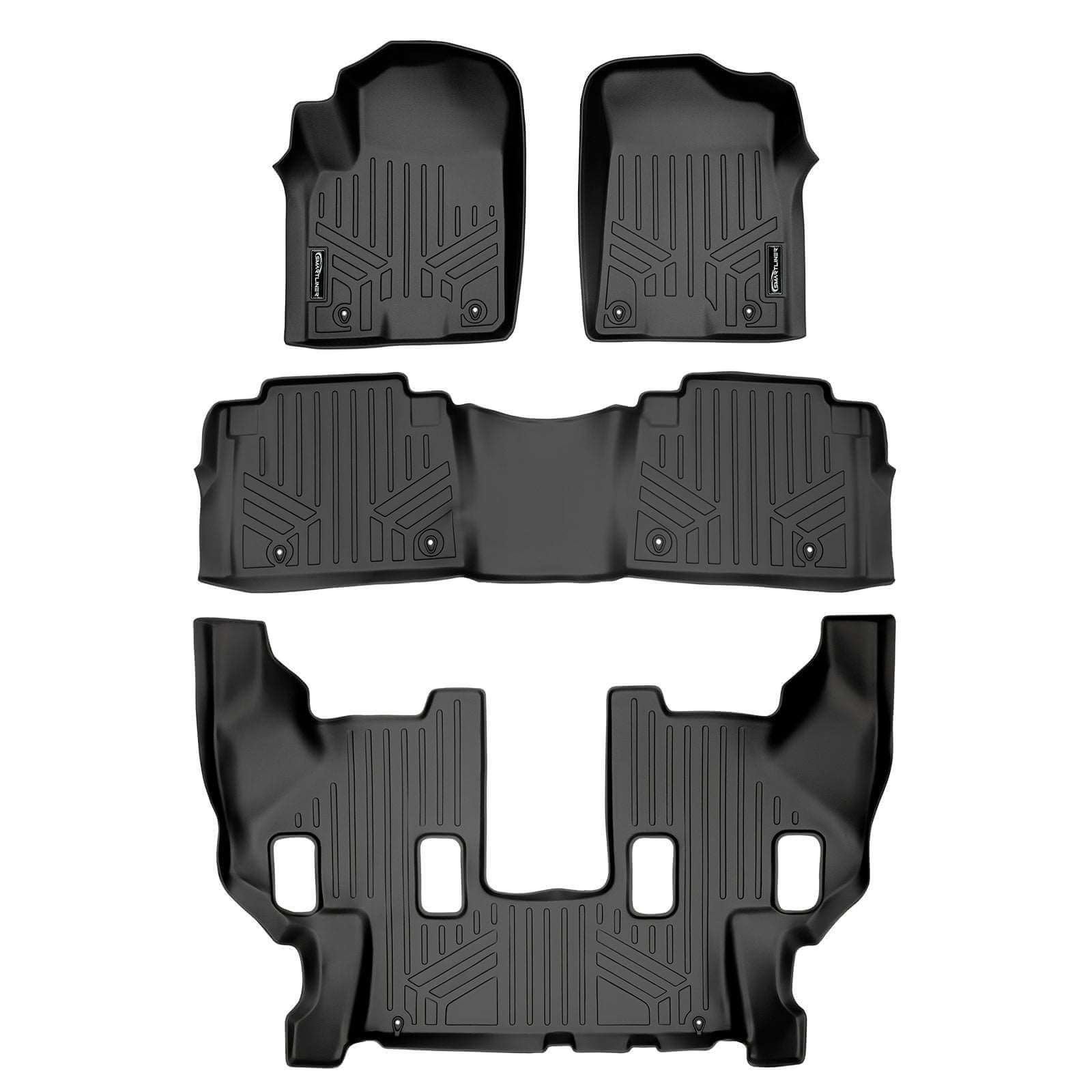 SMARTLINER Custom Fit Floor Liners For 17-18 Armada / 11-13 Infiniti QX56 / 2014-2018 QX80 Smartliner USA