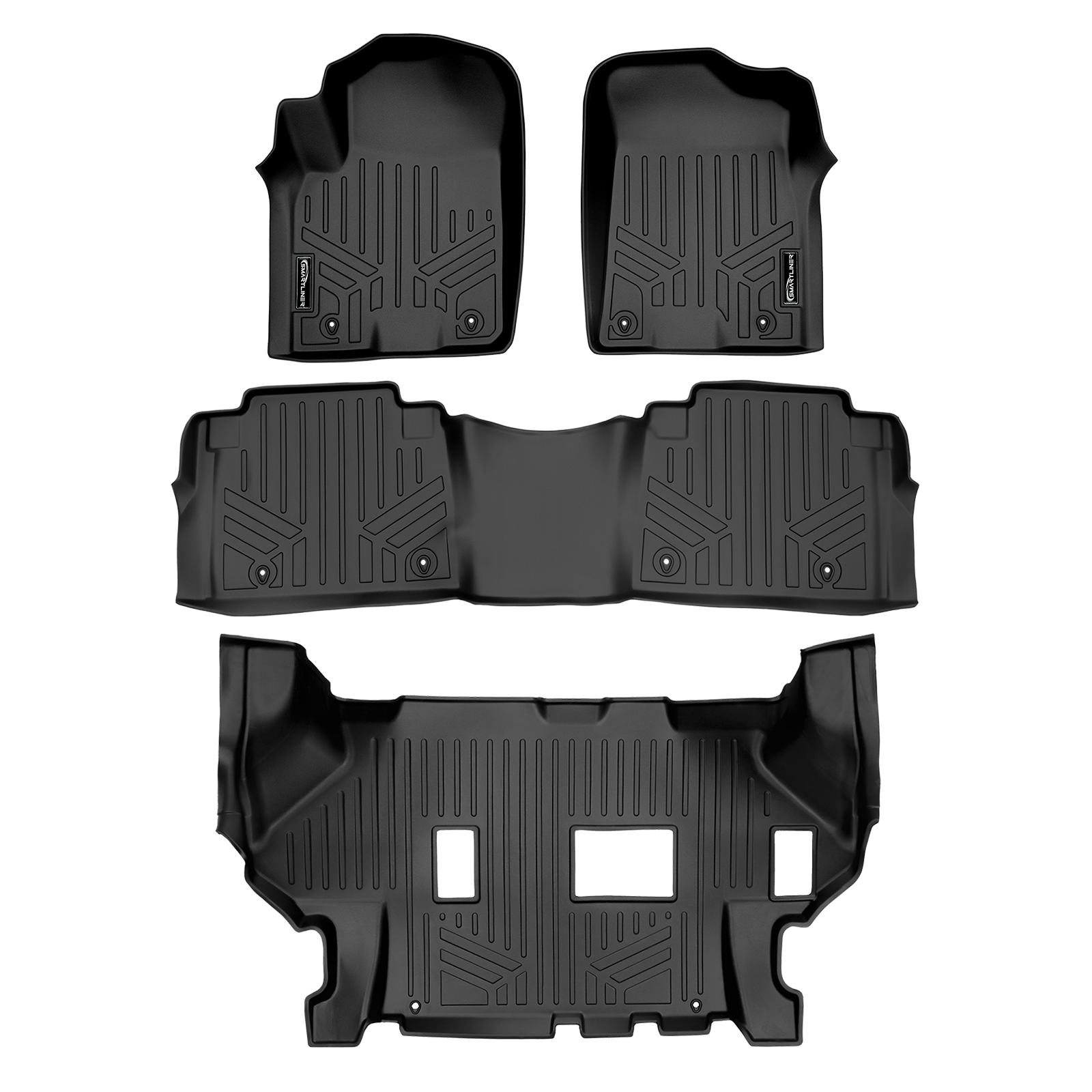 SMARTLINER Custom Fit Floor Liners For 17 18 Armada/11 13 Infiniti QX56/2014 2018 QX80 Smartliner USA