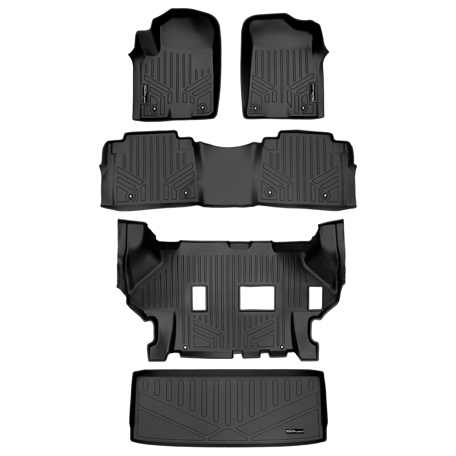 SMARTLINER Custom Fit Floor Liners For 17 18 Armada/11 13 Infiniti QX56/2014 2018 QX80 Smartliner USA