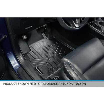 SMARTLINER Custom Fit Floor Liners For 2019-2021 Hyundai Tucson (With hook retention) Smartliner USA
