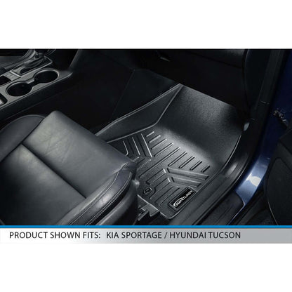 SMARTLINER Custom Fit Floor Liners For 2019-2021 Hyundai Tucson (With hook retention) Smartliner USA