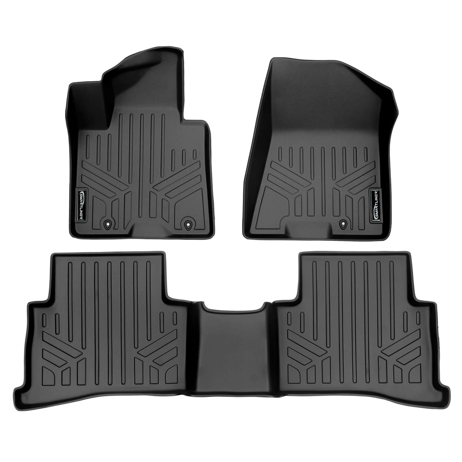 SMARTLINER Custom Fit Floor Liners For 2019-2021 Hyundai Tucson (With hook retention) Smartliner USA