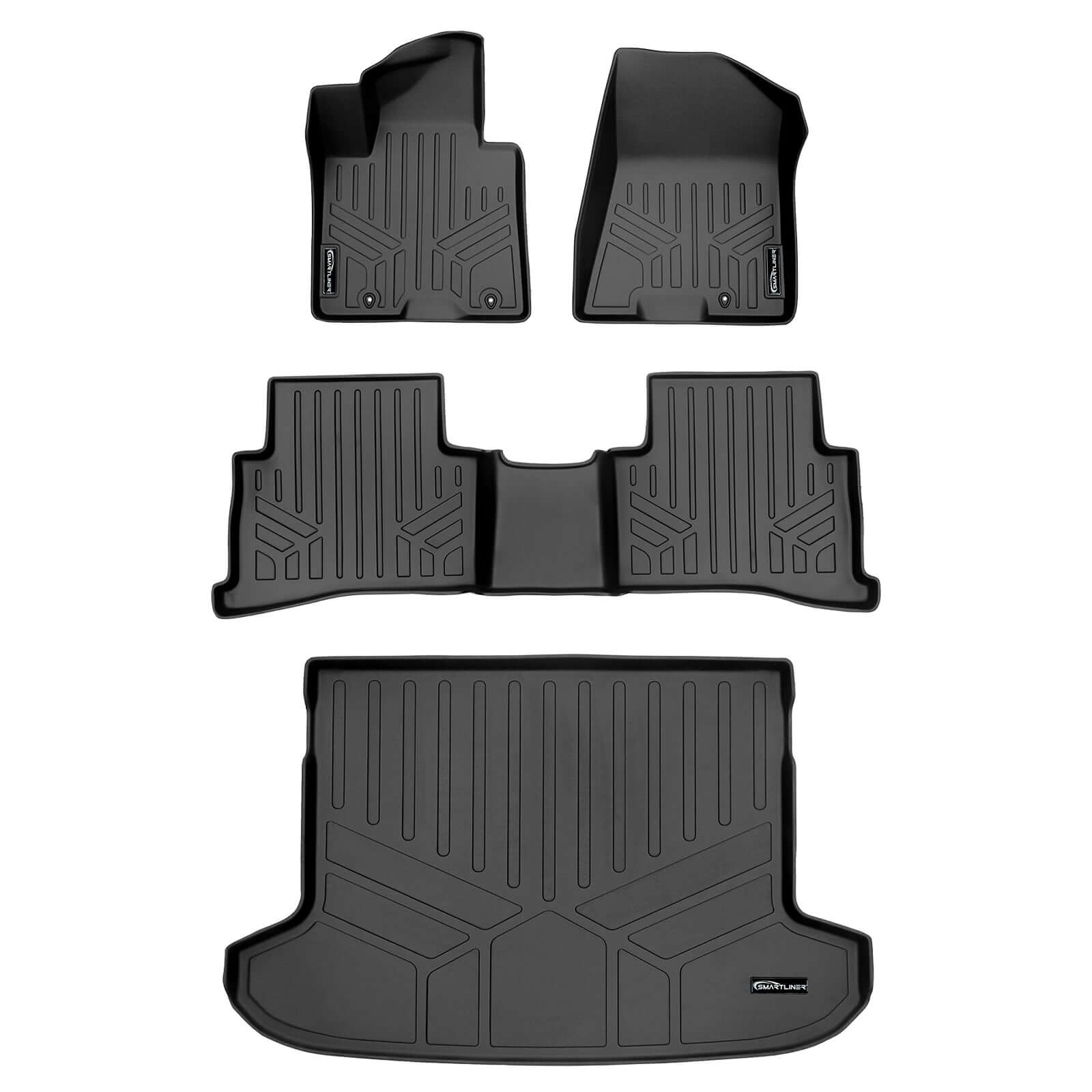 SMARTLINER Custom Fit Floor Liners For 2019-2021 Hyundai Tucson (With hook retention) Smartliner USA