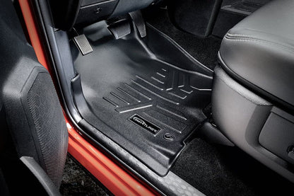 SMARTLINER Custom Fit Floor Liners For 2012-2018 RAM 2500/3500 Mega Cab with Dual Front Hooks Smartliner USA