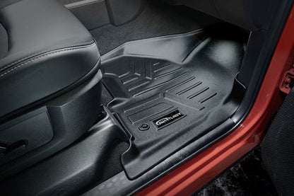 SMARTLINER Custom Fit Floor Liners For 2012-2018 RAM 2500/3500 Mega Cab with Dual Front Hooks Smartliner USA