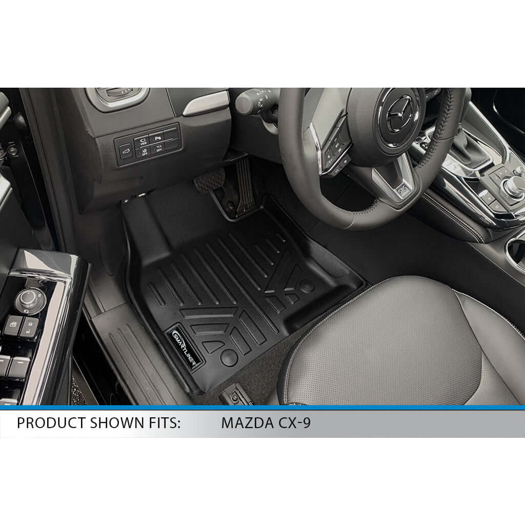 SMARTLINER Custom Fit Floor Liners For 2020-2023 Mazda CX-9 (6 Passenger Without CC) Smartliner USA