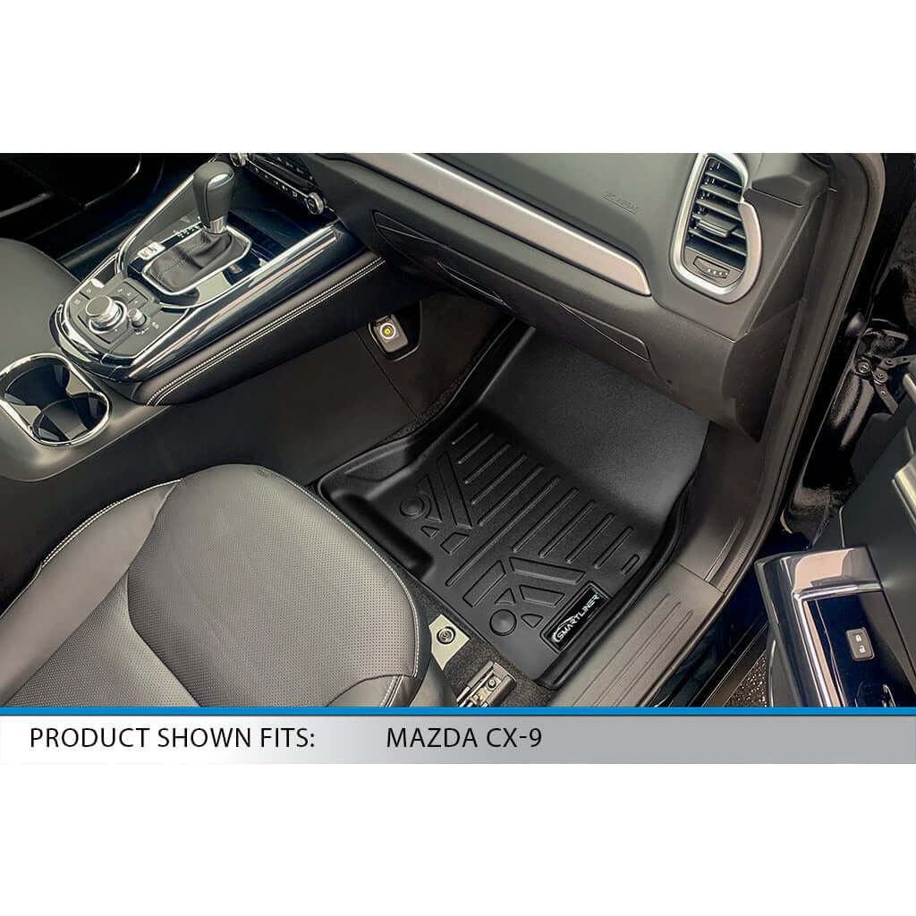 SMARTLINER Custom Fit Floor Liners For 2020-2023 Mazda CX-9 (6 Passenger Without CC) Smartliner USA