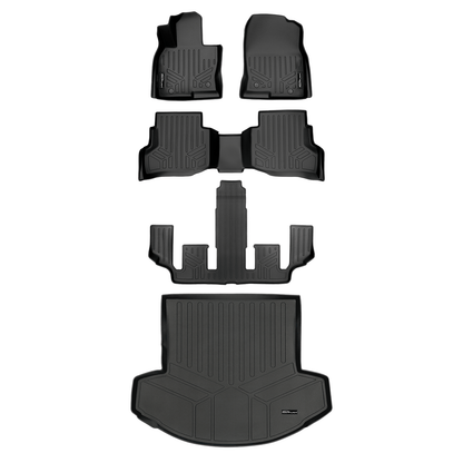 SMARTLINER Custom Fit Floor Liners For 2020-2023 Mazda CX-9 (6 Passenger With CC) Smartliner USA